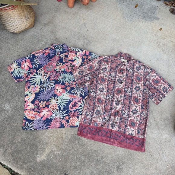 The Territory Ahead Other - THE TERRITORY AHEAD | Mens Lot of 2 Button Down Shirt Size S Multicolor Tropical